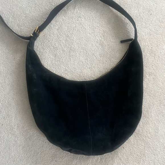 Madewell Navy Essential Curve Hobo Bag in Deep Indigo - Picture 2 of 2